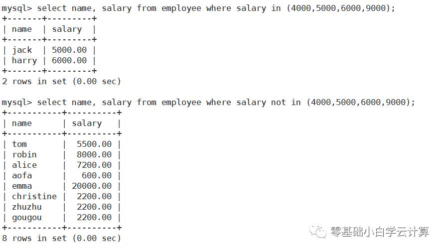 mysql开源数据库实战sql语言2