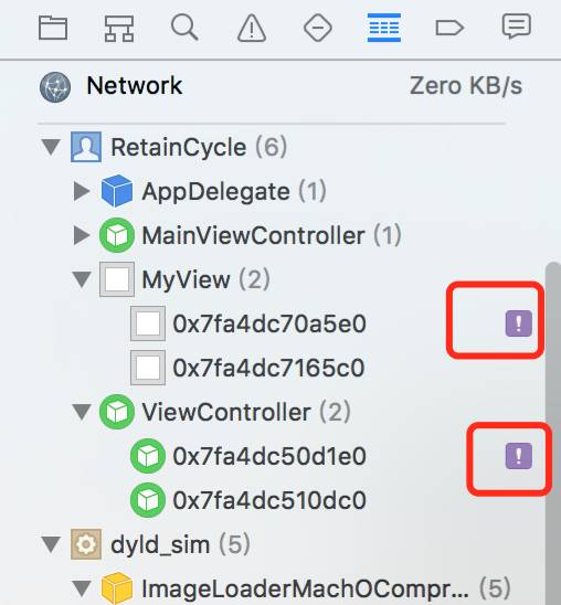 Xcode8调试黑科技：Memory Graph实战解决闭包引用循环问题