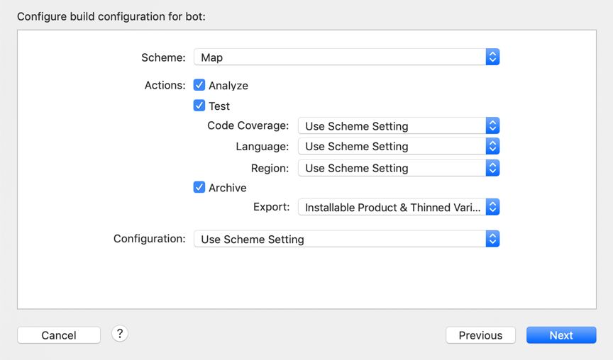 利用Xcode Server实现bot持续集成