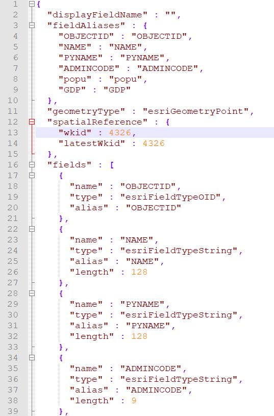 「GIS基础」JSON数据格式在GIS领域的运用