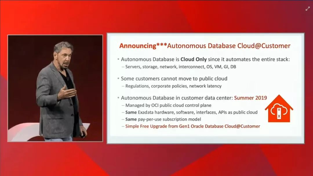 Oracle 2018 OOW: Cloud Generation 2--Larry Ellison