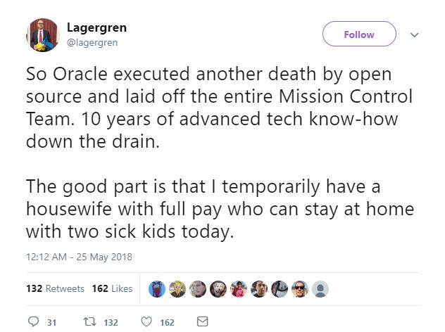 作死 Oracle！开源 JMC 后居然迅速开除原开发团队？