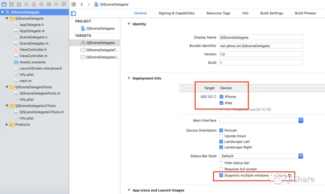 Xcode11 新建工程中的SceneDelegate