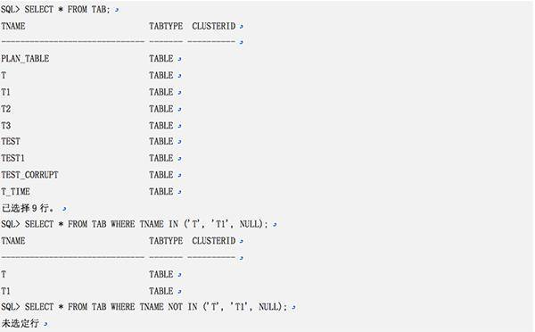 深入剖析：认识Oracle 中的 NULL 值