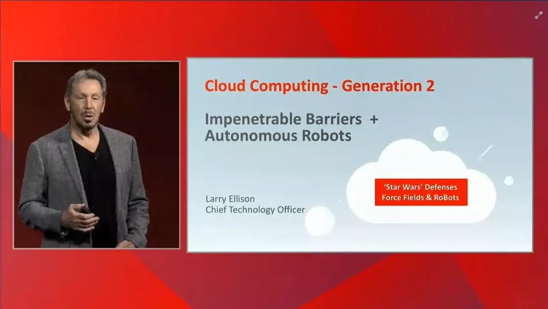 Oracle 2018 OOW: Cloud Generation 2--Larry Ellison