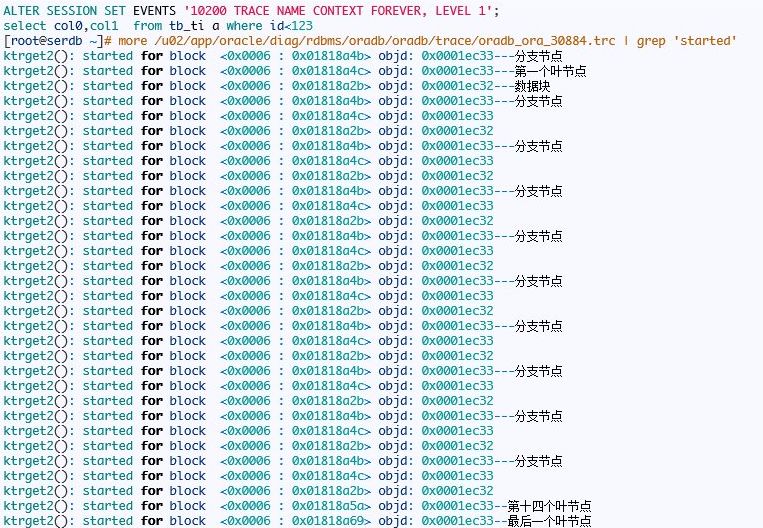 ORACLE 窥视索引内部结构（上）