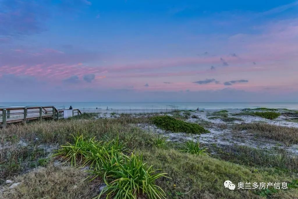 Cocoa beach 海滩 299.5万 5房5浴海滨豪华别墅 私人泳池/海灘/面海景