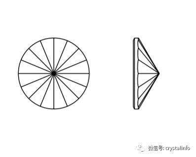 异形水晶玻璃平底石（Flat Backs No Hotfix）草图编号汇总。