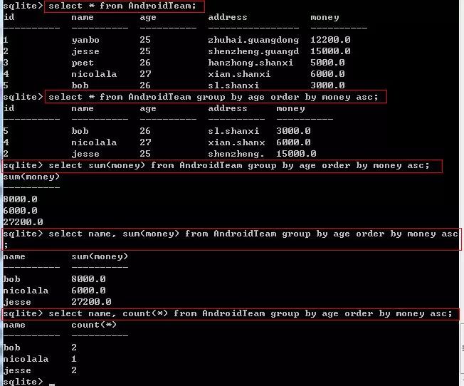 Sqlite 全面学习（二）