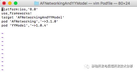 IOS AFNetworking的使用与YYModel解析JSON数据（一）