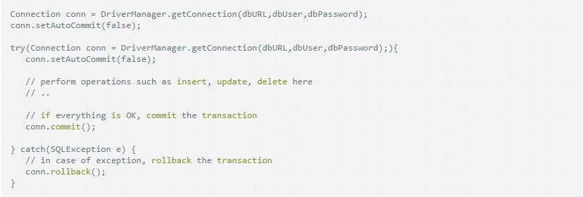 MySQL 原生SQL、JDBC、Spring事务使用