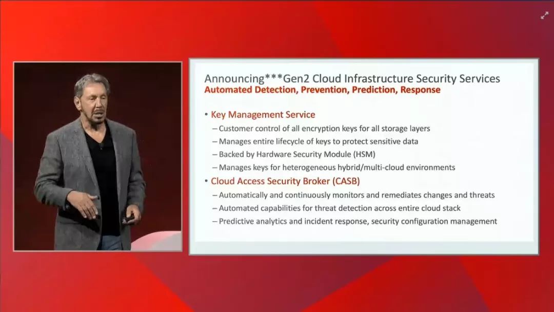 Oracle 2018 OOW: Cloud Generation 2--Larry Ellison