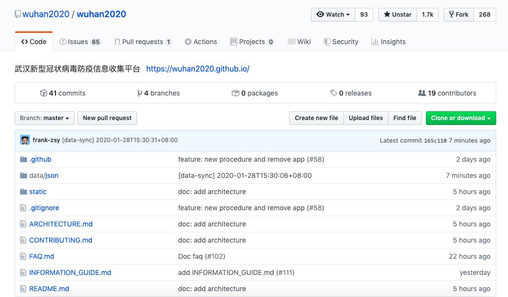 开发者在行动！中国防疫开源项目登上 GitHub TOP 榜