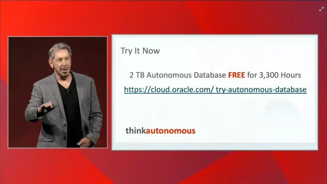 Oracle 2018 OOW: Cloud Generation 2--Larry Ellison