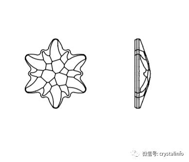 异形水晶玻璃平底石（Flat Backs No Hotfix）草图编号汇总。