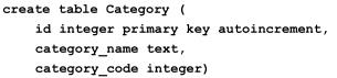 SQLite 数据库存储