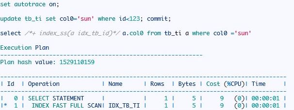 ORACLE 窥视索引内部结构（上）