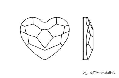 异形水晶玻璃平底石（Flat Backs No Hotfix）草图编号汇总。