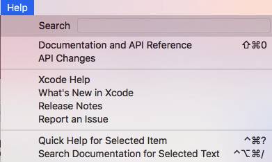 Xcode(v 8.3.3)菜单栏选项及作用介绍