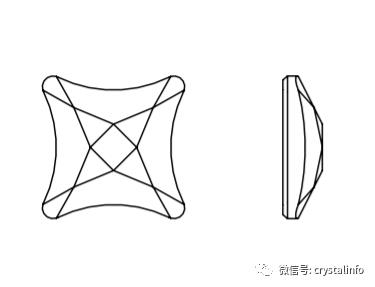 异形水晶玻璃平底石（Flat Backs No Hotfix）草图编号汇总。