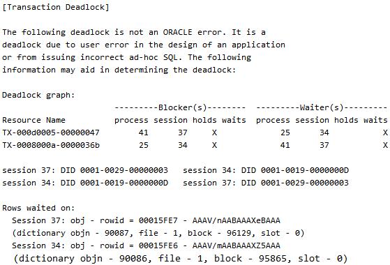 一篇文全面解析Oracle死锁的分类及模拟