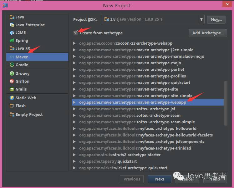 使用IntelliJ IDEA 14和Maven创建java web项目