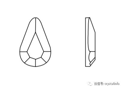 异形水晶玻璃平底石（Flat Backs No Hotfix）草图编号汇总。