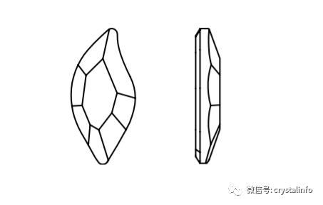 异形水晶玻璃平底石（Flat Backs No Hotfix）草图编号汇总。