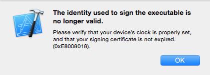 Xcode因为证书问题经常报的那些