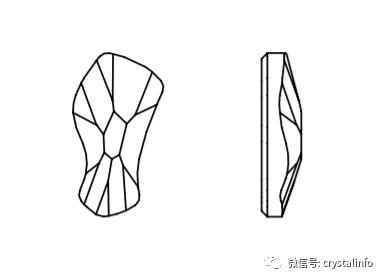 异形水晶玻璃平底石（Flat Backs No Hotfix）草图编号汇总。