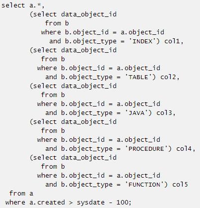 SQL为王：oracle标量子查询和表连接改写