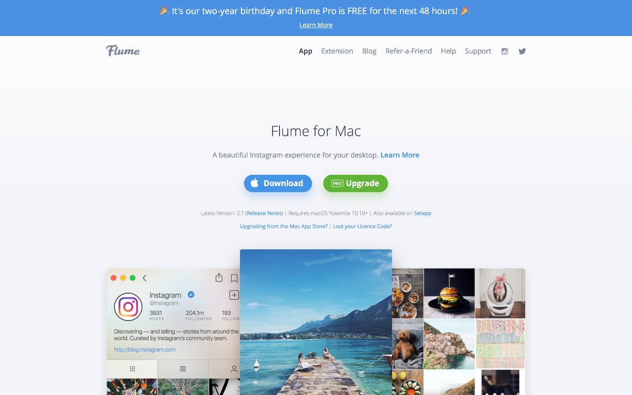 Repost | Instagram第三方客户端Flume2周年庆，48小时限免