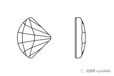 异形水晶玻璃平底石（Flat Backs No Hotfix）草图编号汇总。