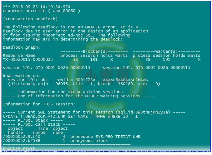 一篇文全面解析Oracle死锁的分类及模拟