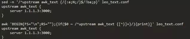 Unix & Linux的文本处理工具 -- grep, sed & awk