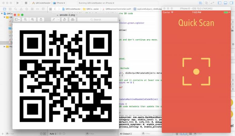 如何用Xcode8和Swift 3 构建条形码/二维码识别应用