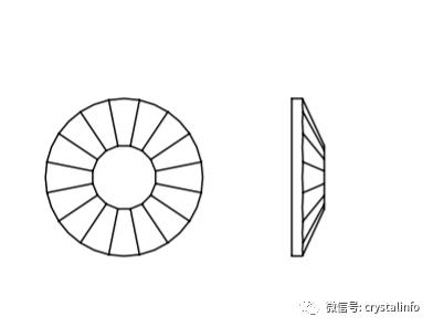 异形水晶玻璃平底石（Flat Backs No Hotfix）草图编号汇总。