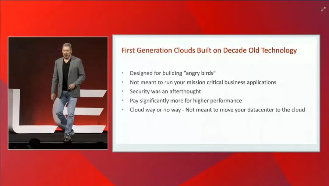 Oracle 2018 OOW: Cloud Generation 2--Larry Ellison