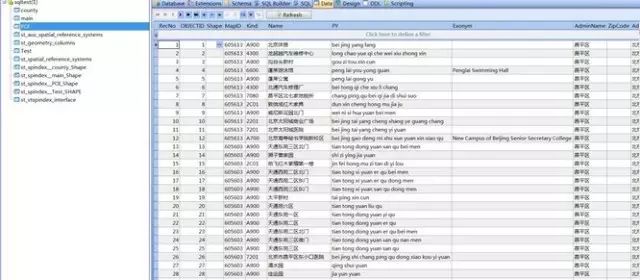 使用ArcGIS导入和查看SQLite数据