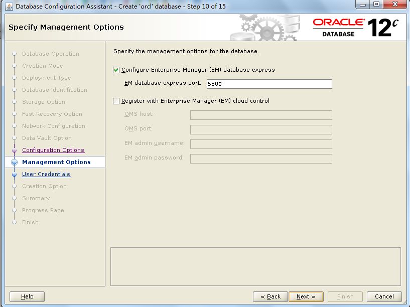 图解oracle 12C dbca创建数据库