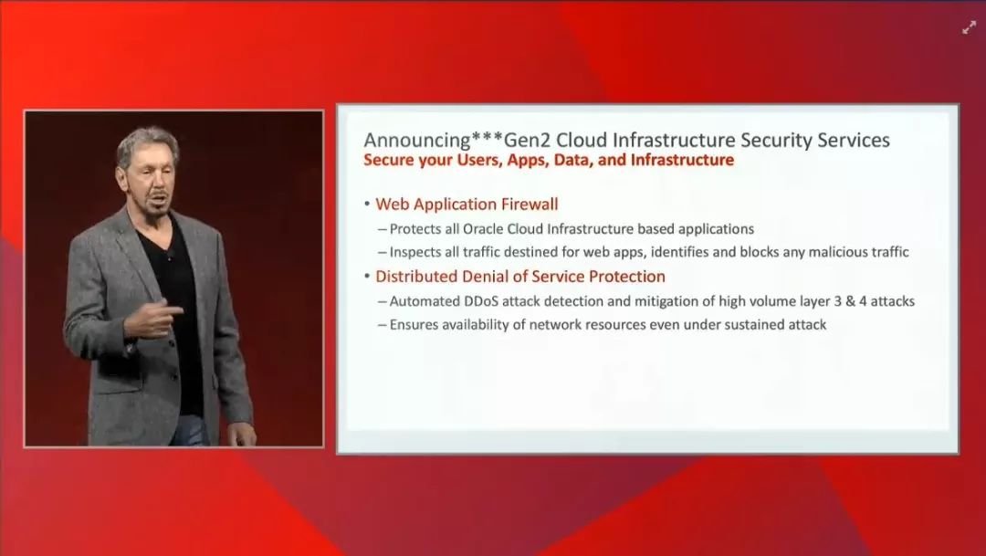 Oracle 2018 OOW: Cloud Generation 2--Larry Ellison