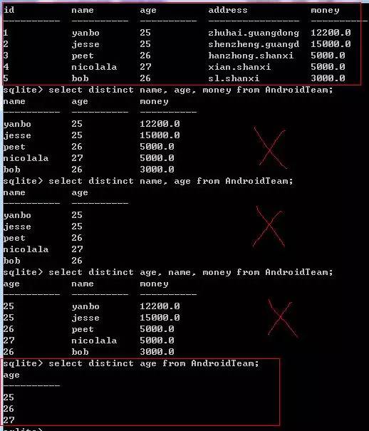 SQLite 全面学习（二）