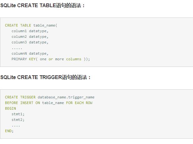 学习啦！SQLite快速入门教程