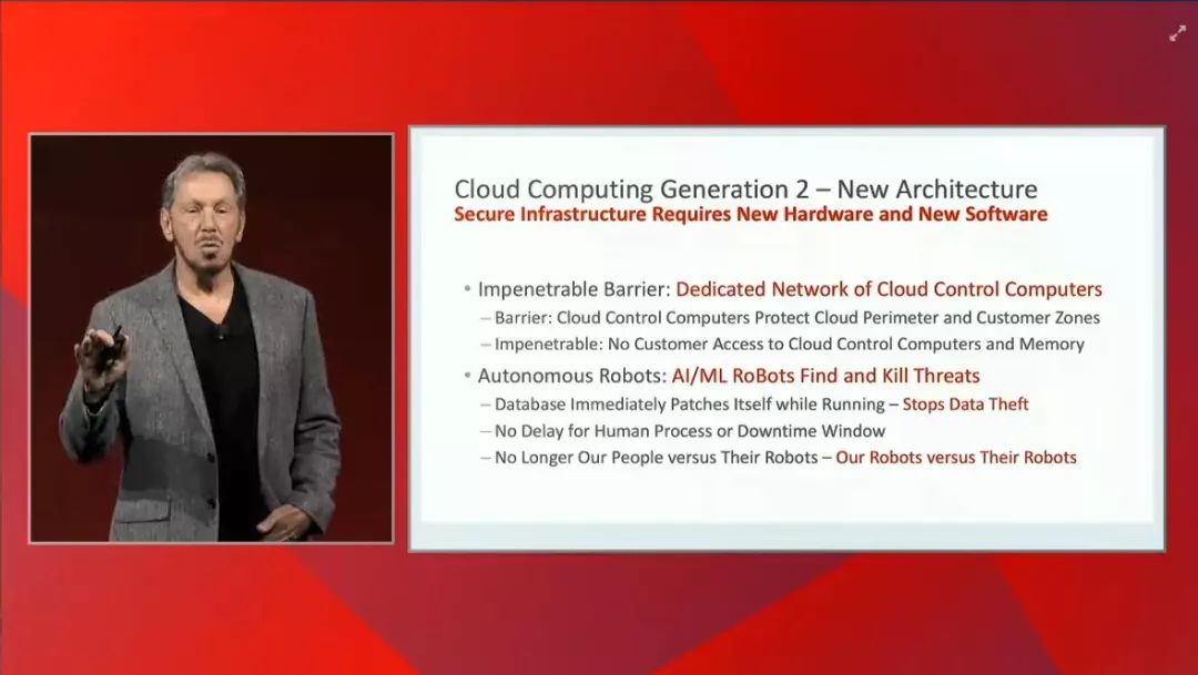 Oracle 2018 OOW: Cloud Generation 2--Larry Ellison