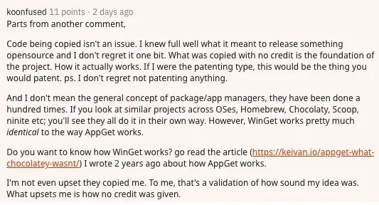 微软 winget 被指抄袭！开源项目 AppGet 被迫关闭