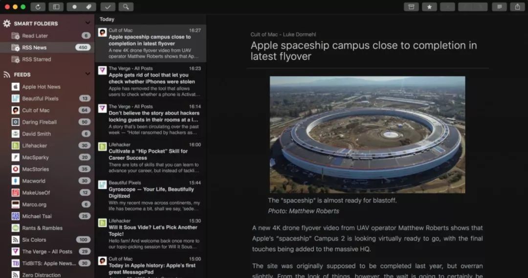 MacOS上值得一试的 RSS 阅读工具