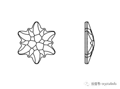 异形水晶玻璃平底石（Flat Backs No Hotfix）草图编号汇总。