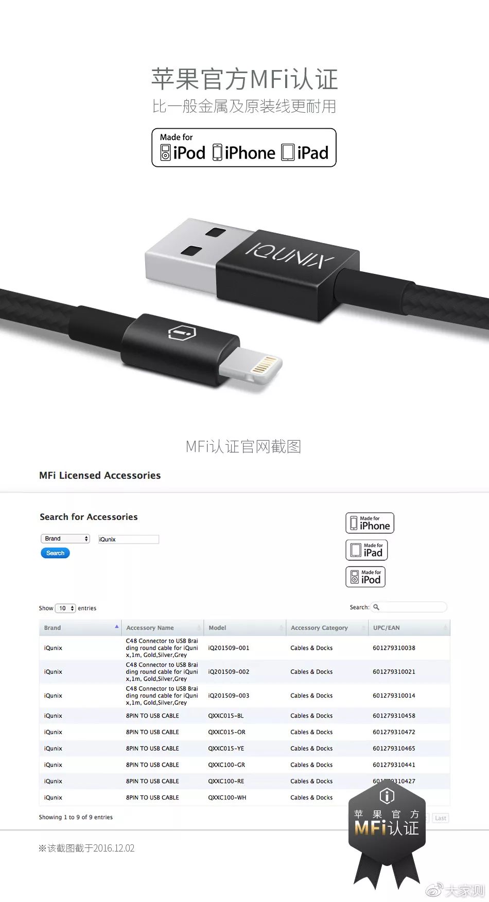 百折不弯-iQunix iPhone金属数据线苹果|大家测-288