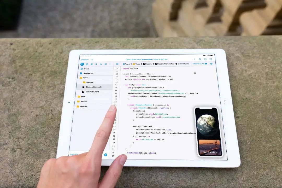 概念设计：当 Xcode 登陆 iPad