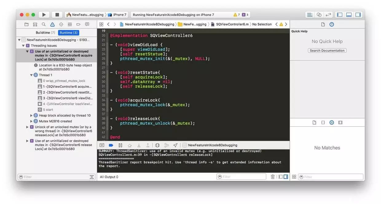 Xcode 8 的 Debug 新特性 —- WWDC 2016 Session 410 & 412 学习笔记